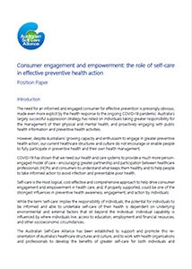 Consumer Engagement & Empowerment - Position Paper